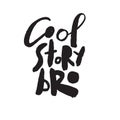 Cool story bro. Funny hand written quote. Modern calligraphy made in vector.