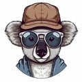 Cool Streetwear Portrait with Sunglasses and Cap. Perfect for Social Media Posts.