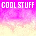 Cool Stuff Content Page Header Royalty Free Stock Photo