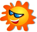 Cool Sun Royalty Free Stock Photo