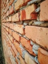 cool texture background of wall with brick wall concept Royalty Free Stock Photo