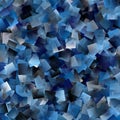 Cool tiled background in blue spectrum Royalty Free Stock Photo