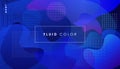 Cool ultraviolet gradients banner landing page Future geometric patterns Abstract fluid color bubbles Background Sports games sign