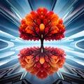 Cool and unusual tree - ai generated image