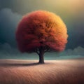 Cool and unusual tree - ai generated image