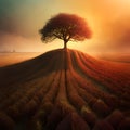 Cool and unusual tree - ai generated image