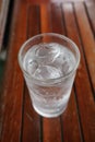 Cool water drink on table Royalty Free Stock Photo