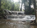 Cool Waterfall in nature with easy access