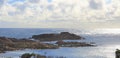 Cool waters of Cape Naturaliste surrounding natural rocks Royalty Free Stock Photo