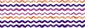 Cool Wavy Zigzag Stripes Vintage Pattern. Spring Summer Distress Stripes. Winter Autumn Bright Fashion Fabric. Cool Vector