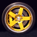 Sport car wheel