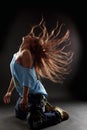 Cool woman dancer Royalty Free Stock Photo