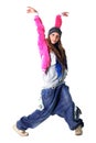 Cool woman dancer Royalty Free Stock Photo