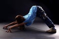 Cool woman modern dancer Royalty Free Stock Photo