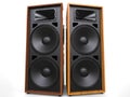 Cool wooden hifi speakers