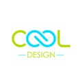 Cool word logo with infinity symbol