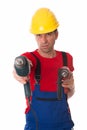 Cool worker Royalty Free Stock Photo