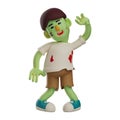 Zombie 3D Cartoon Picture with a funny expression