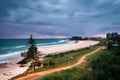 Coolangatta beach at dawn