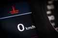 Coolant temperature symbol in a car