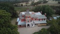 Coolart Historic Homestead surrounded by trees. Royalty Free Stock Photo