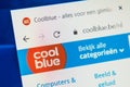 Coolblue.be Web Site. Selective focus. Royalty Free Stock Photo