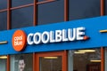 Coolblue logo above the entrance