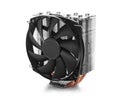 Cooler computer fan isolated on a white background. Royalty Free Stock Photo
