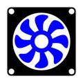 Cooler Fan Icon Royalty Free Stock Photo
