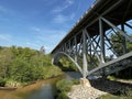 Cooley Bridge in Michigan Royalty Free Stock Photo