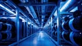 cooling data center technology Royalty Free Stock Photo