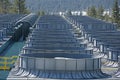 Cooling Fans At Geothermal Power Plant