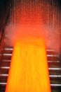 Cooling hot steel plate Royalty Free Stock Photo