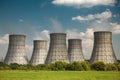 Cooling tower of a nuclear power plant