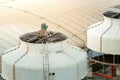 Cooling tower at outdoor Royalty Free Stock Photo