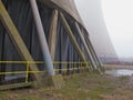 Cooling tower in a power station Royalty Free Stock Photo