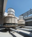 Cooling Tower on a Rooftop - Air Conditioning Systems Royalty Free Stock Photo
