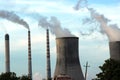 Cooling towers Royalty Free Stock Photo