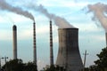 Cooling towers Royalty Free Stock Photo