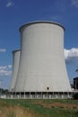 Cooling towers of unit B of the Biblis nuclear power plant, Hesse, Germany.