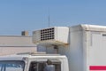 Cooling Unit Box Truck Royalty Free Stock Photo