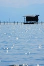 The coop for fish farm Royalty Free Stock Photo