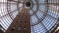 Coop's Shot Tower encased by the Melbourne Central conical glass roof Royalty Free Stock Photo