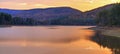 Cooper Lake Sunrise Panorama Royalty Free Stock Photo