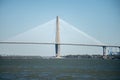 The Cooper River Bridge - Charleston, South Carolina Royalty Free Stock Photo