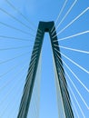 The Cooper River Bridge - Charleston, South Carolina Royalty Free Stock Photo