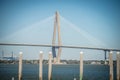 The Cooper River Bridge - Charleston, South Carolina Royalty Free Stock Photo