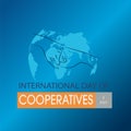 International day of cooperatives Royalty Free Stock Photo