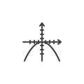 Coordinate Geometry vector icon