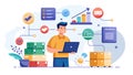 Coordinates with internal and external stakeholders to optimize the logistics process